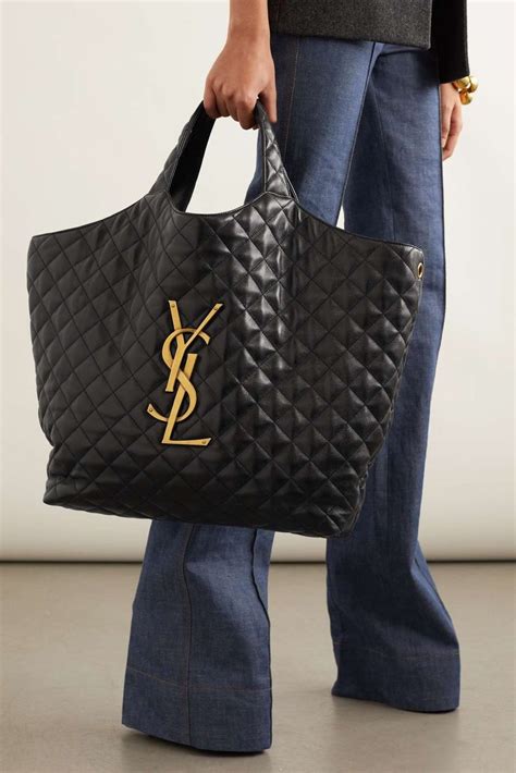 ysl downtown baby bag|ysl large quilted tote bag.